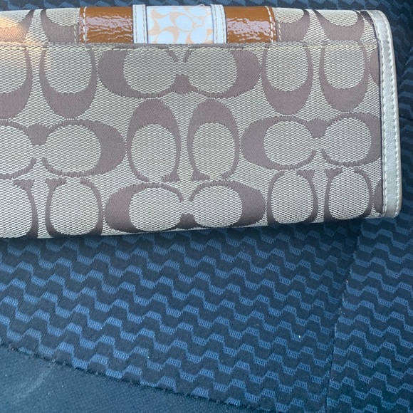 Authentic Monogrammed Coach Full Wallet - Picture 3 of 5